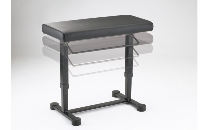 K&M 14080-000-55 Uplift банкетка для пианиста, регулируемая высота, искусств. кожа, цвет чёрный