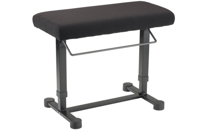 K&M 14081-000-55 Uplift банкетка для пианиста, регулируемая высота, тканая обивка, цвет чёрный