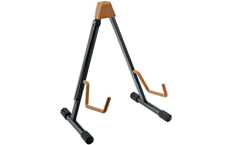 K&M 14130-000-95 А-образная компактная складная подставка под виолончель, с держателем смычка и мягк