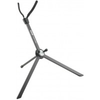 K&M 14335-000-55 Jazz складная стойка для тенор саксофона, выс 425 мм, алюминий, чёрная