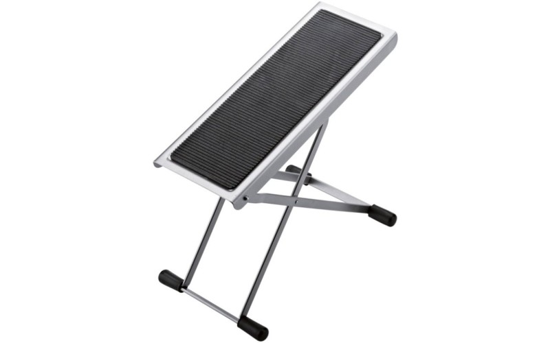 K&M 14670-014-11 подставка под ногу гитариста, 6 позиций, складная, сталь, цвет никель