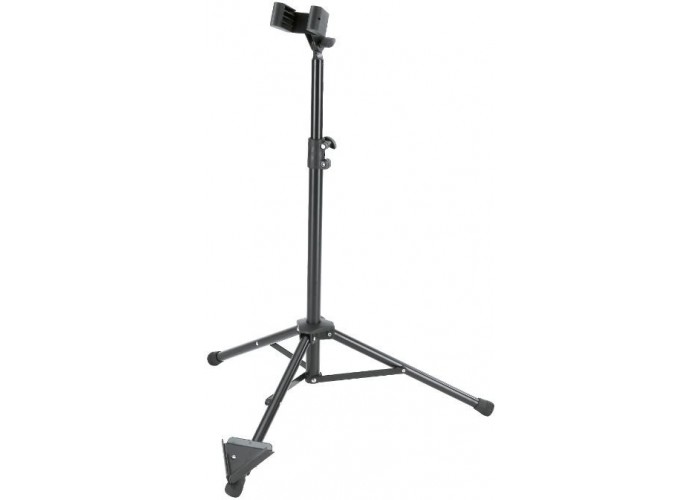 K&M 15060-011-55 подставка для кларнета, выс 70-120 см, ш 57-87 см, сталь, чёрная