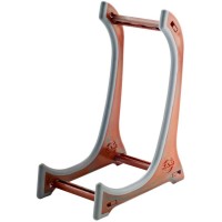 K&M 15550-000-98 подставка под скрипку/укулеле, пластик под дерево, мягкие саппорты
