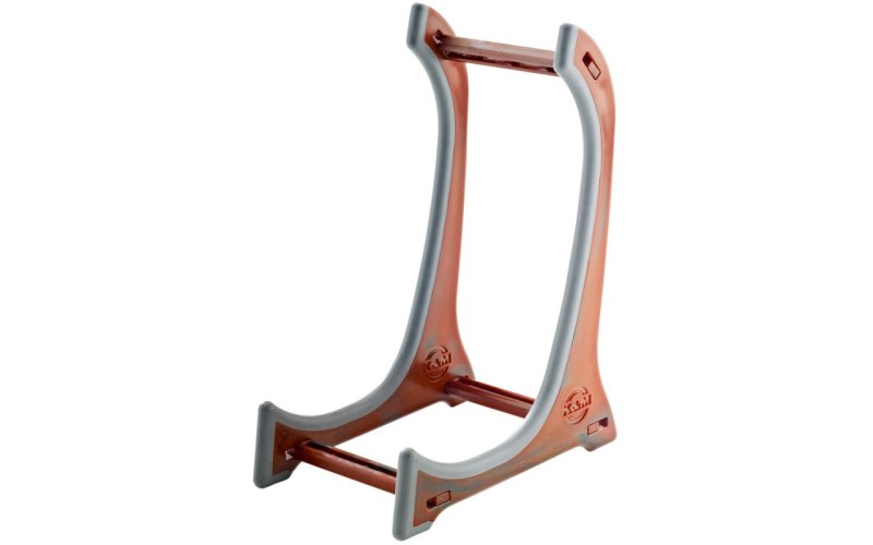 K&M 15550-000-98 подставка под скрипку/укулеле, пластик под дерево, мягкие саппорты