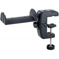 K&M 16085-000-55 держатель для наушников на струбцине, для микрофонной стойки или стола, поворотный