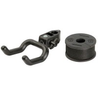 K&M 16150-000-55 black держатель для гитар на микрофонную стойку