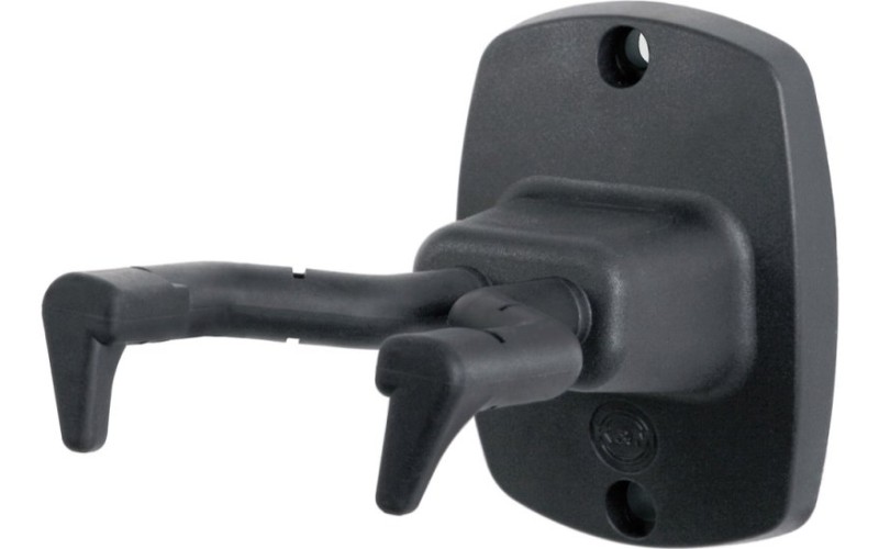 K&M 16240-000-55 держатель для гитар настенный с автофиксатором