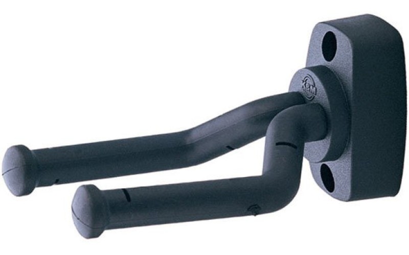 K&M 16280-000-55 black держатель для гитар настенный 0.2 kg.