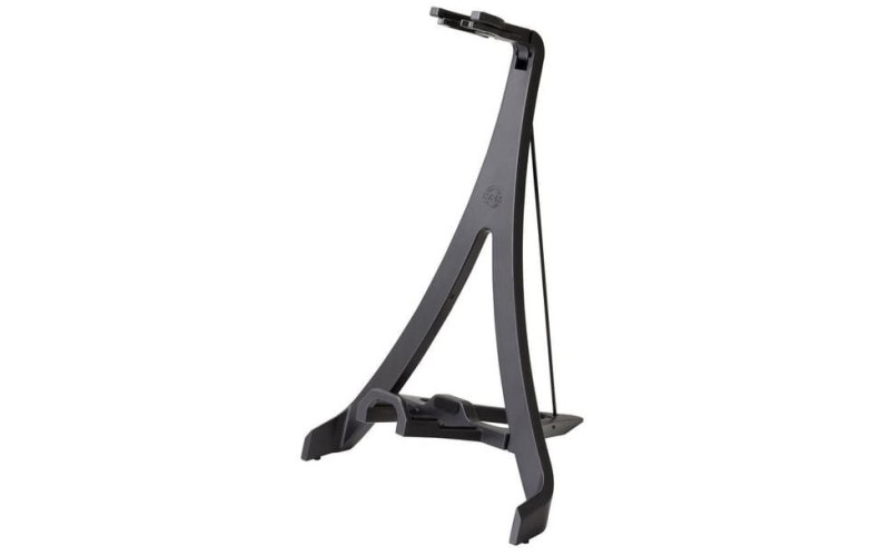 K&M 17650-000-55 складная стойка для гитар A-Frame, цельная пластиковая конструкция, защита от царап