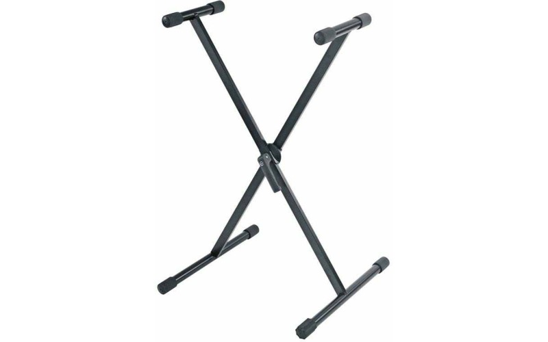 K&M 18930-070-55 Х-образная стойка под клавиши, ступенч. регулировка высоты (594-964 мм), сталь, чёр