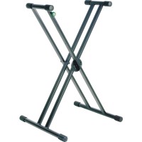 K&M 18993-015-55 Rick 20 стойка для клавишных инструментов, двойная рама, сталь, в 594-946 мм, ш 327