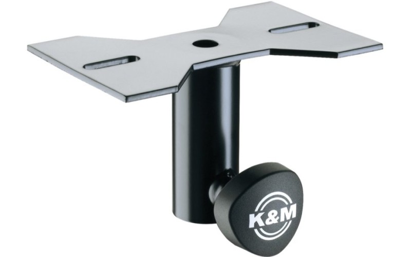 K&M 19580-000-55 адаптер-платформа для крепления АС на стойку, сталь
