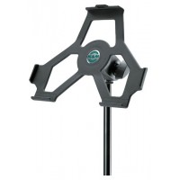 K&M 19712-300-55 держатель для iPad 2 и старше, крепится к микрофонной стойке на резьбу 3/8', наклон