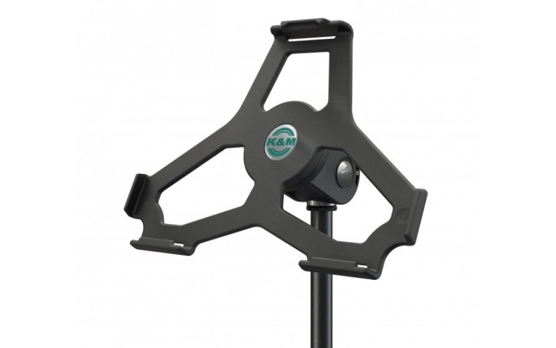 K&M 19717-300-55 держатель для iPad Air 2 с креплением на микрофонную стойку с разъёмом 3/8'