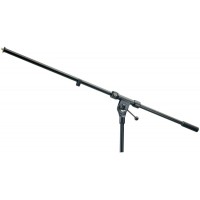 K&M 21100-300-55 журавль для микрофонной стойки, длина 840 мм, алюминий, чёрный