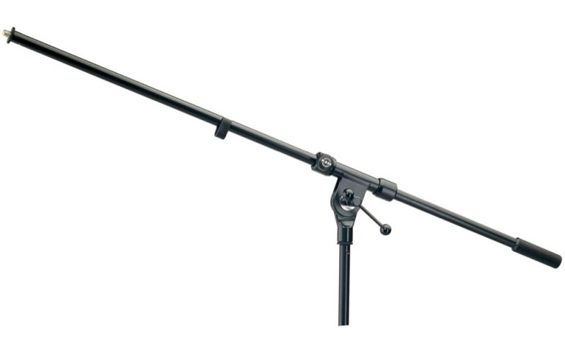 K&M 21100-300-55 журавль для микрофонной стойки, длина 840 мм, алюминий, чёрный