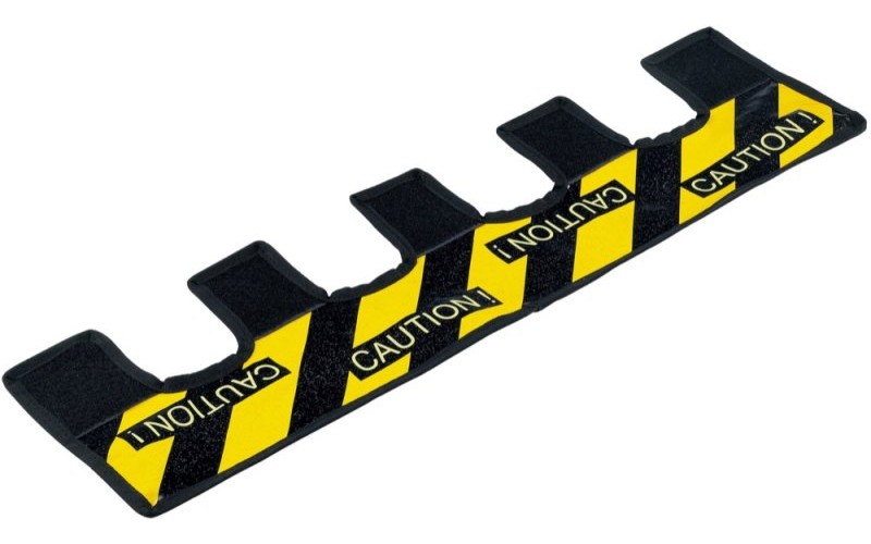K&M 21402-000-00 светоотражающая полоса Caution на липучках, для стоек на треноге
