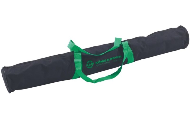 K&M 21421-000-00 чехол для двух микрофонных стоек L: 1000 mm, Wt: 0.16 kg. нейлон, чёрный