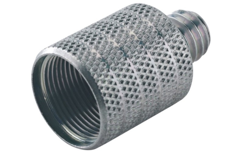 K&M 21600-000-29 резьбовой адаптер c 5/8' мама на 3/8' папа, оцинкованная сталь