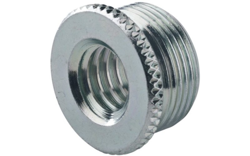 K&M 21700-000-29 резьбовой адаптер c 3/8' мама на 5/8' папа, оцинкованная сталь