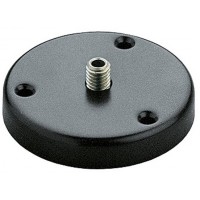 K&M 22140-300-55 подставка (d=73мм) с винтом 3/8' для подключения goosenec с отверстием 4мм для кабе