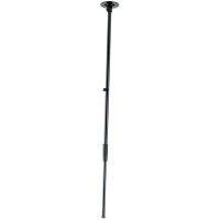K&M 22160-300-55 микрофонная стойка с креплением к потолку, длина 86-156 см, разъём 3/8'б сталь, чёр
