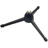 K&M 23105-300-55 настольная микрофонная стойка, складная, высота 70 мм, пластик, чёрная K&M 23105-300-55 настольная микрофонная стойка, складная, высота 70 мм, пластик, чёрная