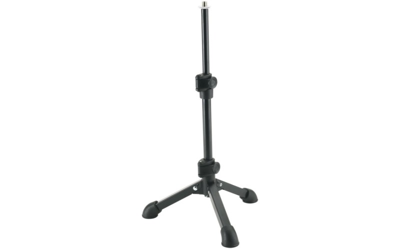 K&M 23150-300-55 настольная микрофонная стойка на треноге, в. от 23 до 43 см, антивибрационные ножки