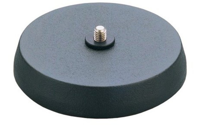 K&M 23220-000-55 круглое настольное основание для гусиной шеи, антивибрационное, выс 45 мм, диам 130