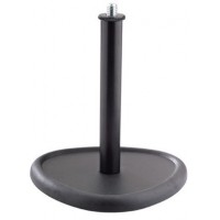 K&M 23230-300-55 - настольный держатель микрофона на закруглённом тяжёлом основании