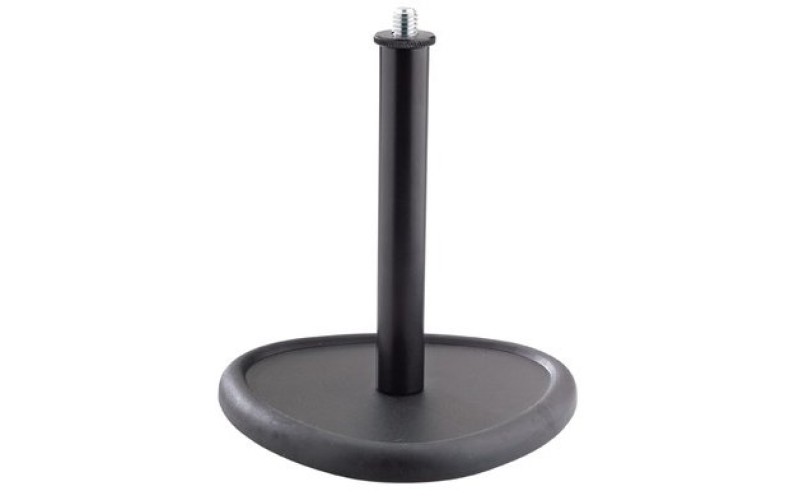 K&M 23230-300-55 - настольный держатель микрофона на закруглённом тяжёлом основании