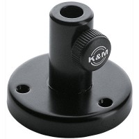 K&M 23855-000-55 фланец (основание) для пантографов 23850 и 23860, сталь, чёрный