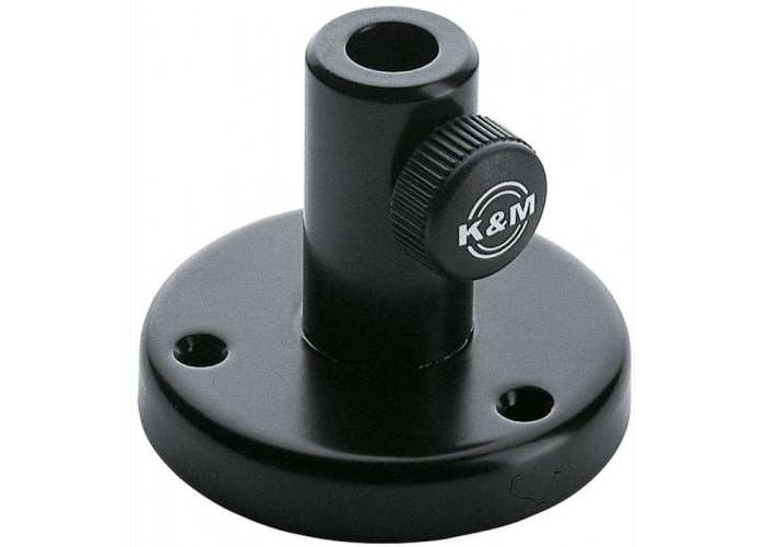 K&M 23855-000-55 фланец (основание) для пантографов 23850 и 23860, сталь, чёрный