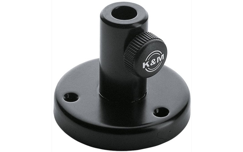 K&M 23855-000-55 фланец (основание) для пантографов 23850 и 23860, сталь, чёрный