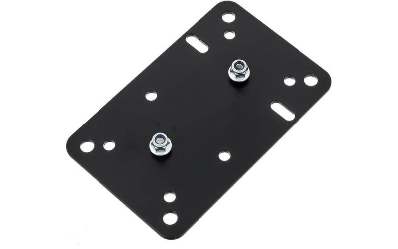 K&M 24352-000-57 универсальная монтажная платформа с отверстиями, сталь, белая