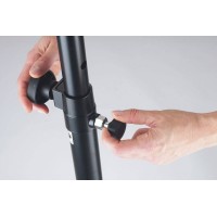 K&M 26735-000-55 стойка для акустической системы с круглым основанием, диаметр 35мм, высота от 1080