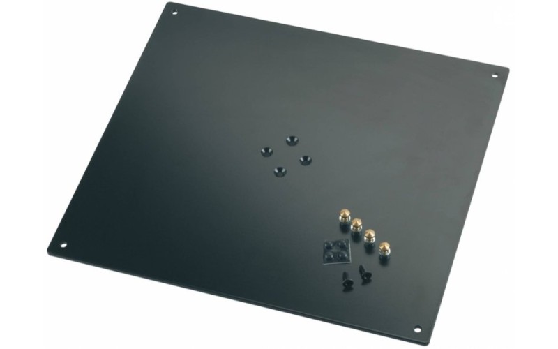 K&M 26792-042-56 площадка-стол для студийных мониторов к стойке 26795, р-р 5х420х380, 4 шипа и 4 нож