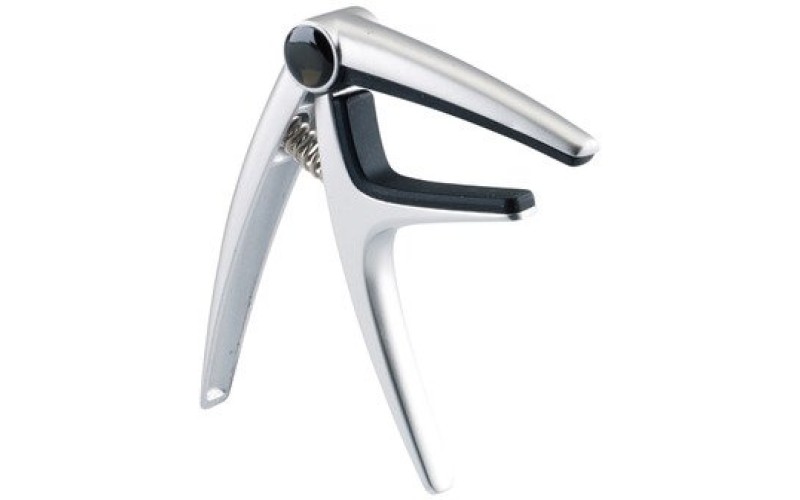 K&M 30900-000-02 каподастр для гитары профессиональный, матовый, цвет хром