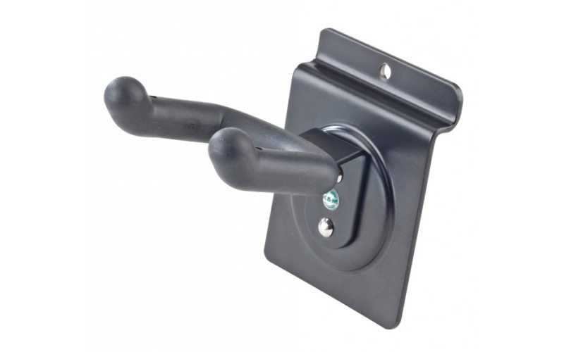 K&M 44220-000-55 держатель для укулеле на эконом панель или стену, чёрный. Сталь, резина.