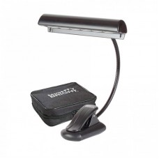 K&M 85675-000-55 светодиодная подсветка для пюпитра, в комплекте БП и чехол, 3 батарейки ААА, яркост