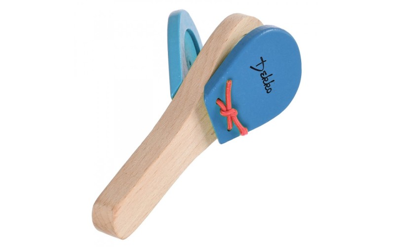 DEKKO G-8-1 BL Кастаньеты на ручке синий