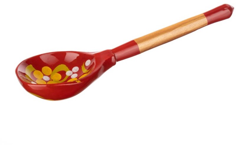 Хохлома LHL6801 Ложка деревянная столовая, роспись 