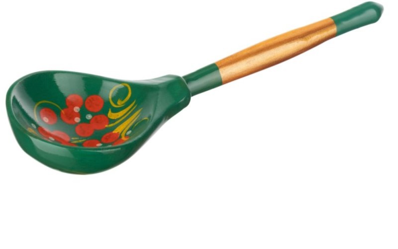 Хохлома LHL7201 Ложка деревянная столовая, роспись 