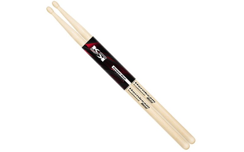 KK Percussion KKGN0C0ML Hornbeam Metal Барабанные палочки, граб, деревянный наконечник