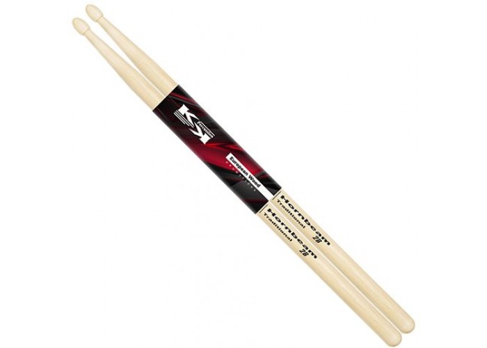 KK Percussion KKGN0C02B Hornbeam 2B Барабанные палочки, граб, деревянный наконечник