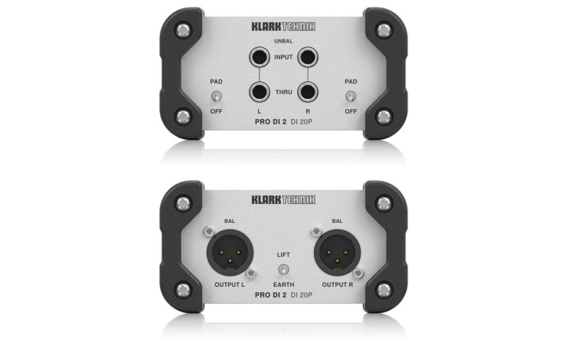 KLARK TEKNIK DI 20P - директ бокс пассивный, двухканальный.