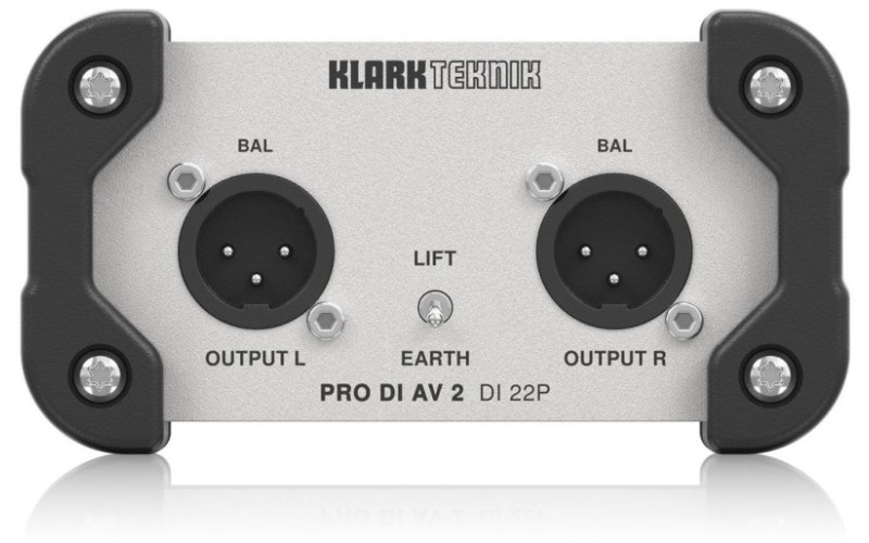 KLARK TEKNIK DI 22P - директ бокс пассивный, стерео.