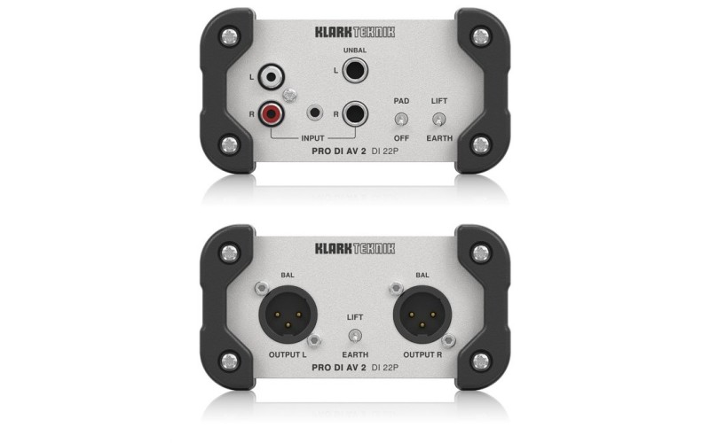 KLARK TEKNIK DI 22P - директ бокс пассивный, стерео.