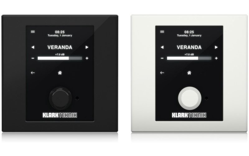 KLARK TEKNIK DM TCE-EU настенный контроллер с цветным тачскрин дисплеем