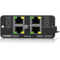 KLARK TEKNIK DM80-DANTE интерфейс DANTE KLARK TEKNIK DM80-DANTE интерфейс DANTE